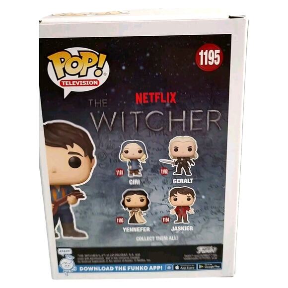 Funko Pop! Vinyl The Witcher Jaskier Hot Topic Exclusive #1195 Kids Action Toy - Picture 2 of 6